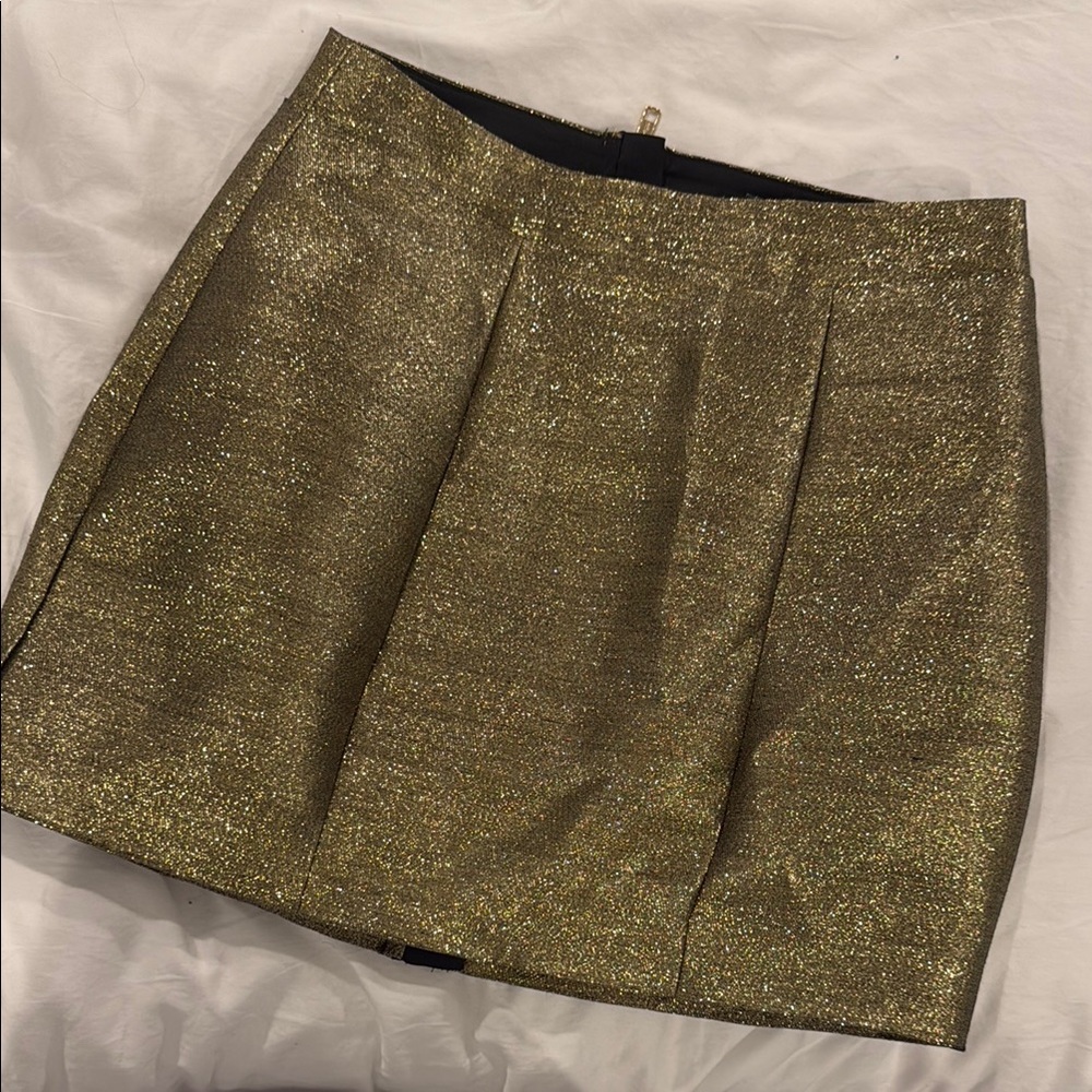 Gold Glitter For Love and Lemons Skirt Size XS